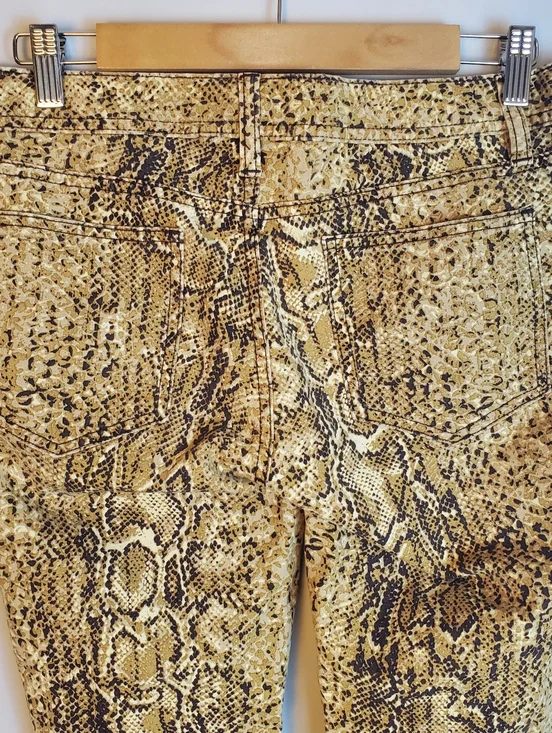 Tory Burch Women’s Super Skinny Jeans Snakeskin Print Size 29 - Picture 16 of 16